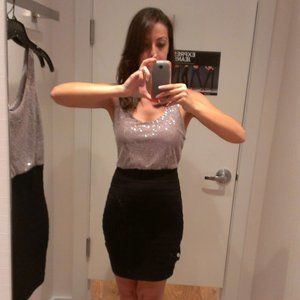 Express Sequin Mini Dress